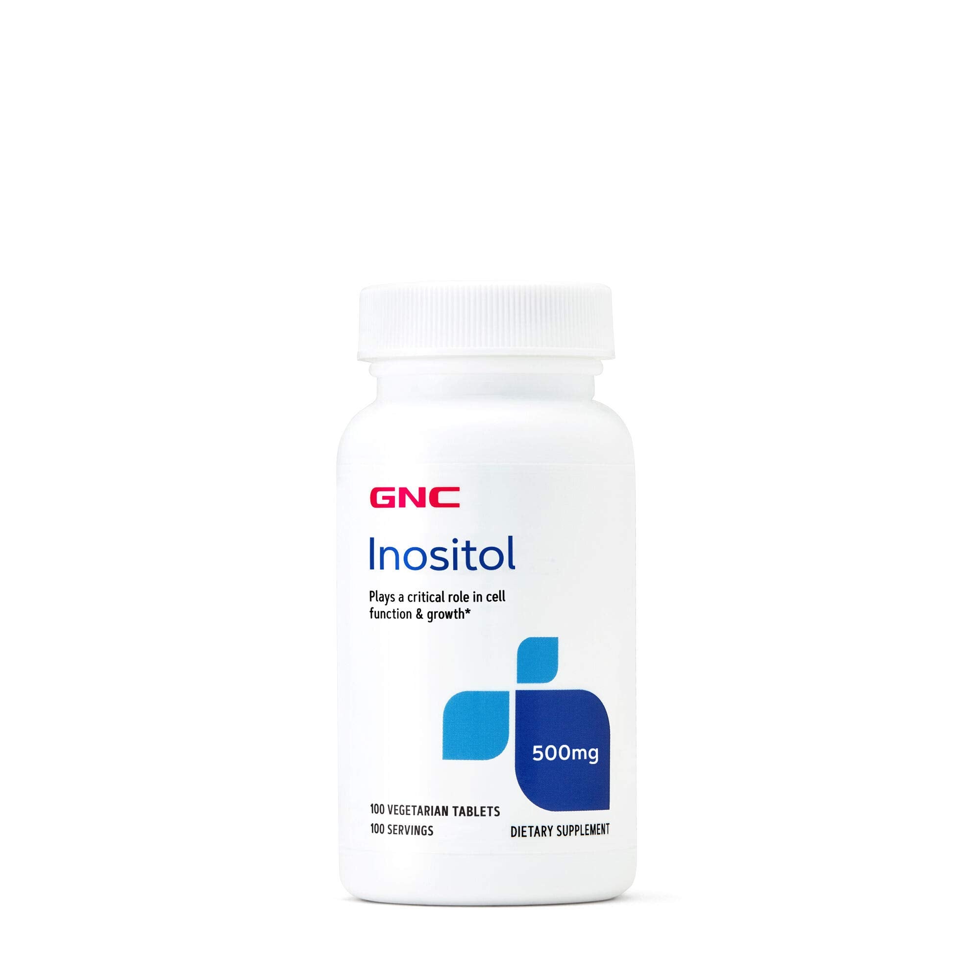 GNC Inositol B8 Supplement 500mg tablet bottle front view