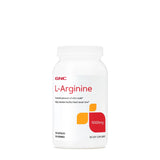 GNC L-Arginine 1000mg Supplement front view with 90 caplets