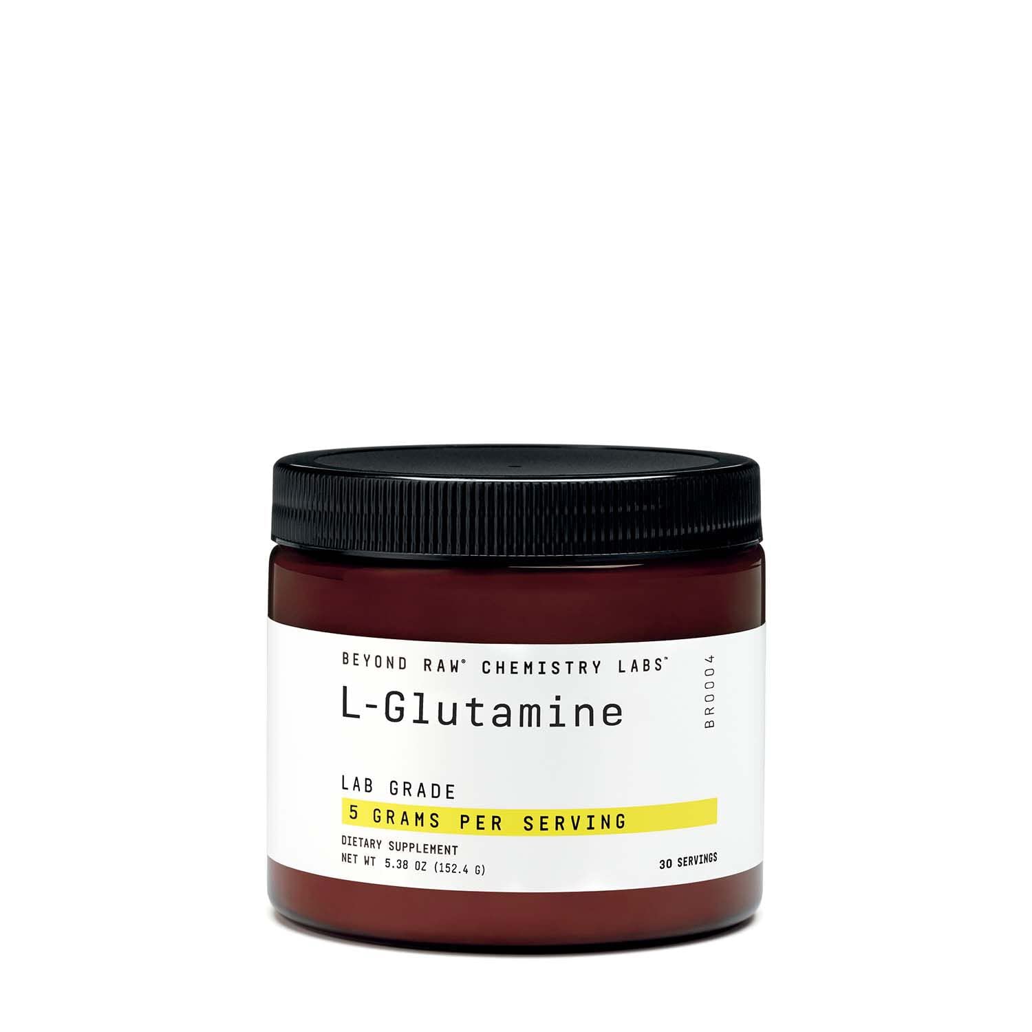 GNC L-Glutamine Powder front view of packaging