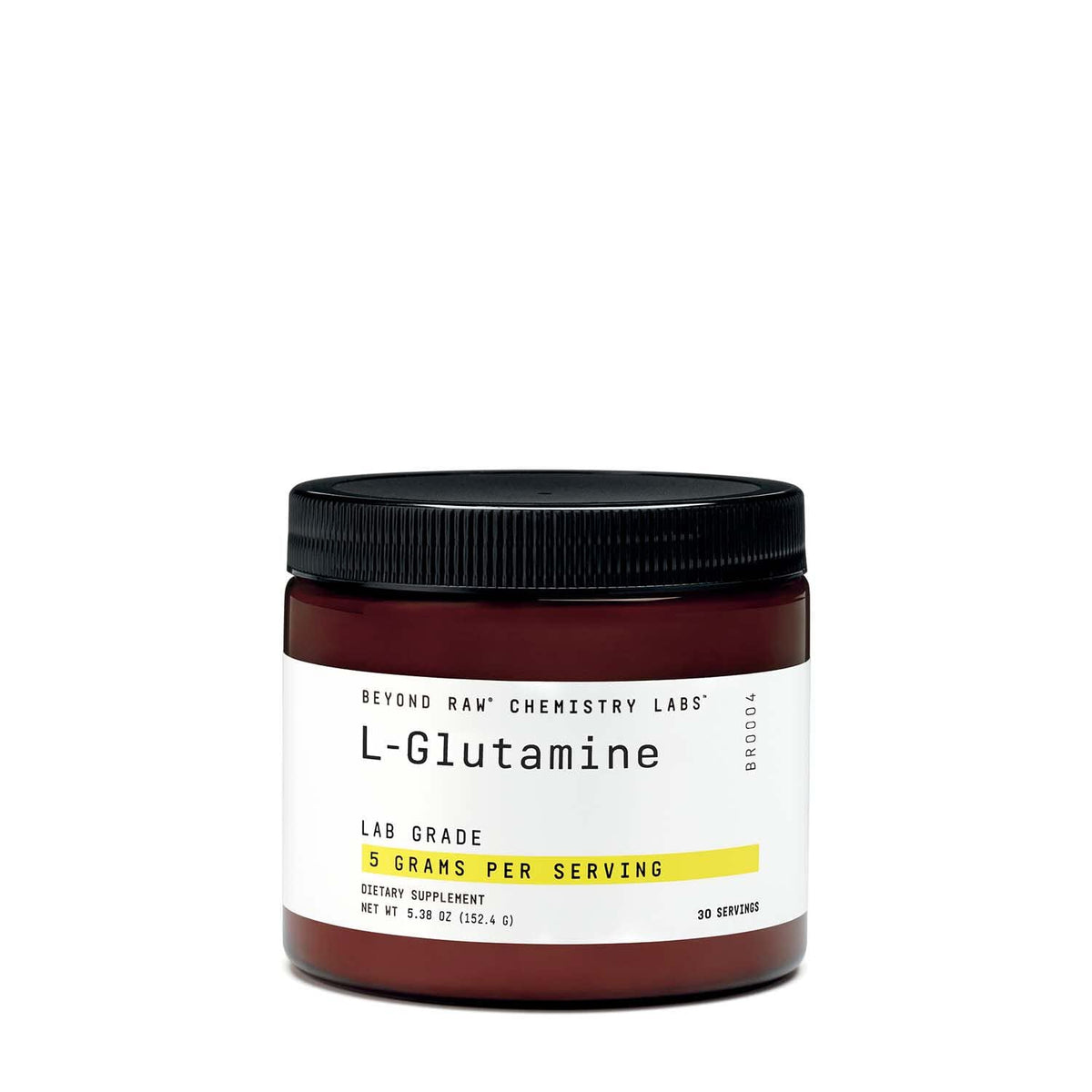 GNC L-Glutamine Powder front view of packaging