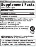 GNC L-Theanine 200mg softgel capsule side view