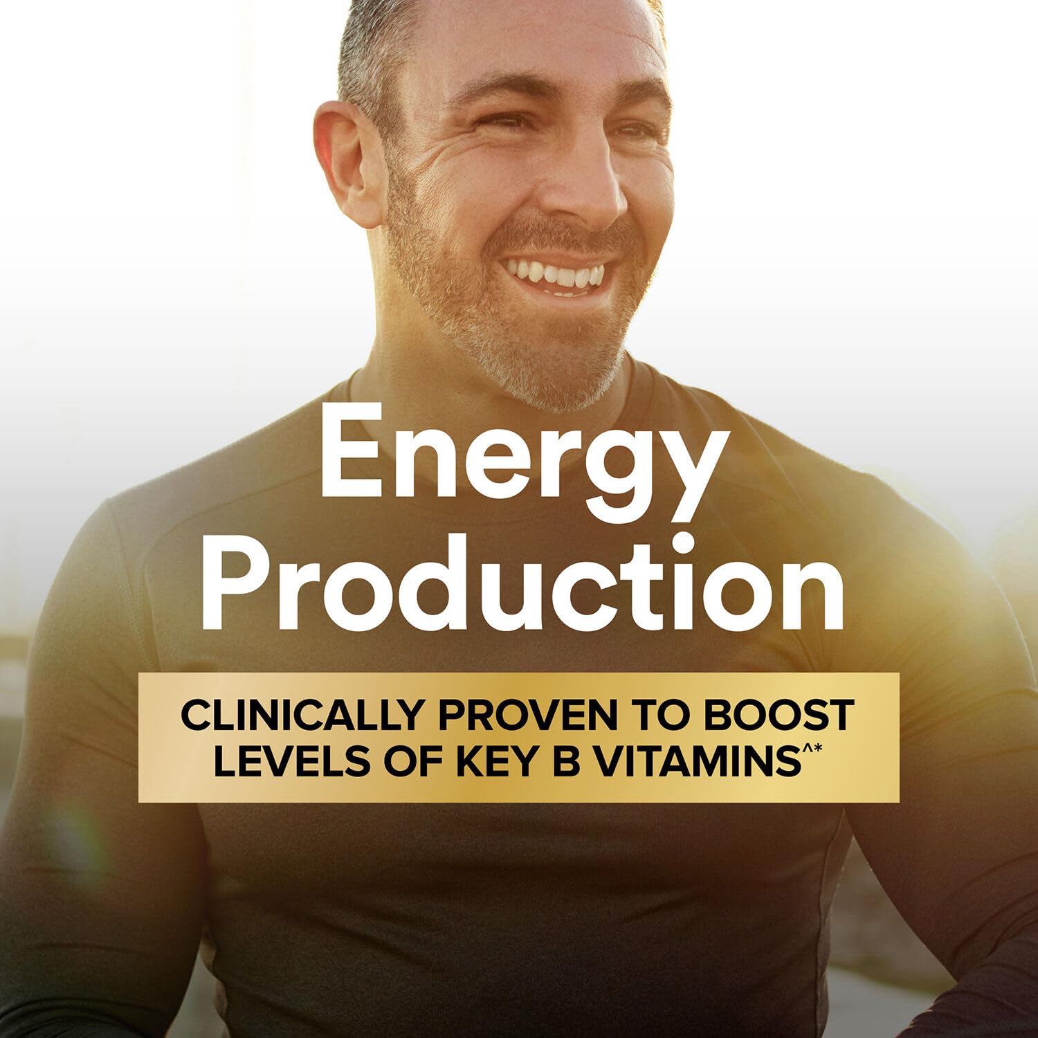 GNC Mega Men Health Multivitamin in a lifestyle scene