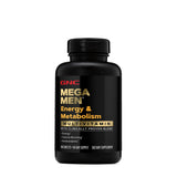 GNC Mega Men Health Multivitamin showing capsule size and shape