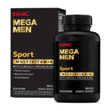 GNC Mega Men Sport Multivitamin 90 caplets front view