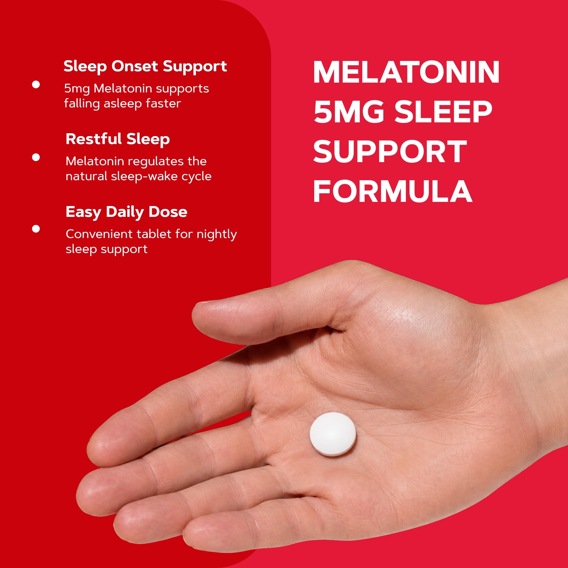GNC Melatonin 5mg Tablets in a lifestyle setting
