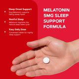 GNC Melatonin 5mg Tablets in a lifestyle setting