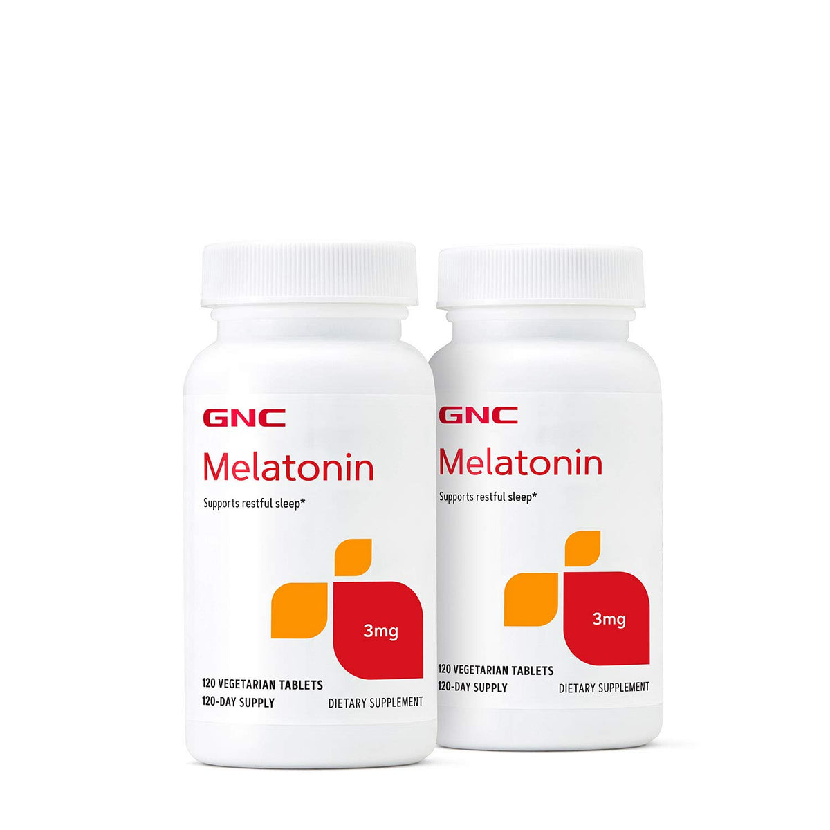 GNC Melatonin Quick-Dissolving Lozenges 5mg Peppermint front view