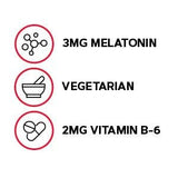 GNC Melatonin Quick-Dissolving Lozenges 5mg Peppermint side view