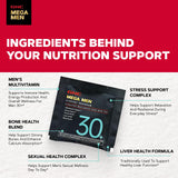 GNC Men's Multivitamin Vitapak Program 30+ back view packaging
