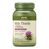 GNC Milk Thistle Extra Strength 1300mg supplement front view