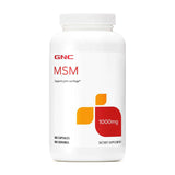 GNC MSM Capsules 180 Count front view of packaging