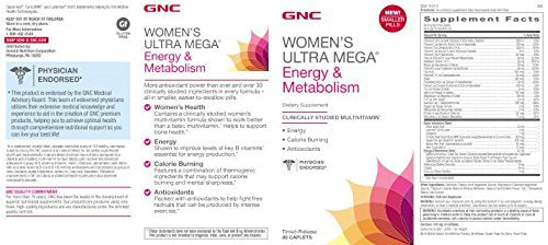 GNC Multivitamins 168g lifestyle scene with bottle on table