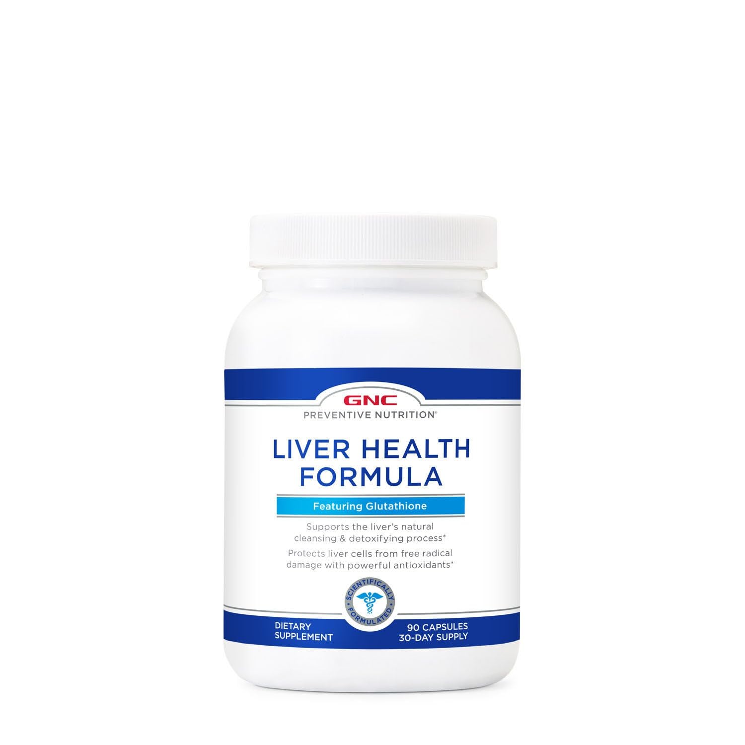 GNC Preventive Nutrition Liver Health Formula 90 Capsules front view
