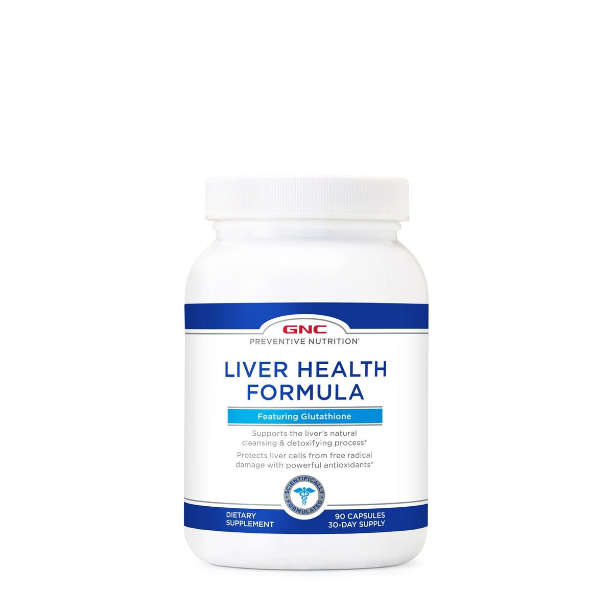 GNC Preventive Nutrition Liver Health Formula 90 Capsules front view