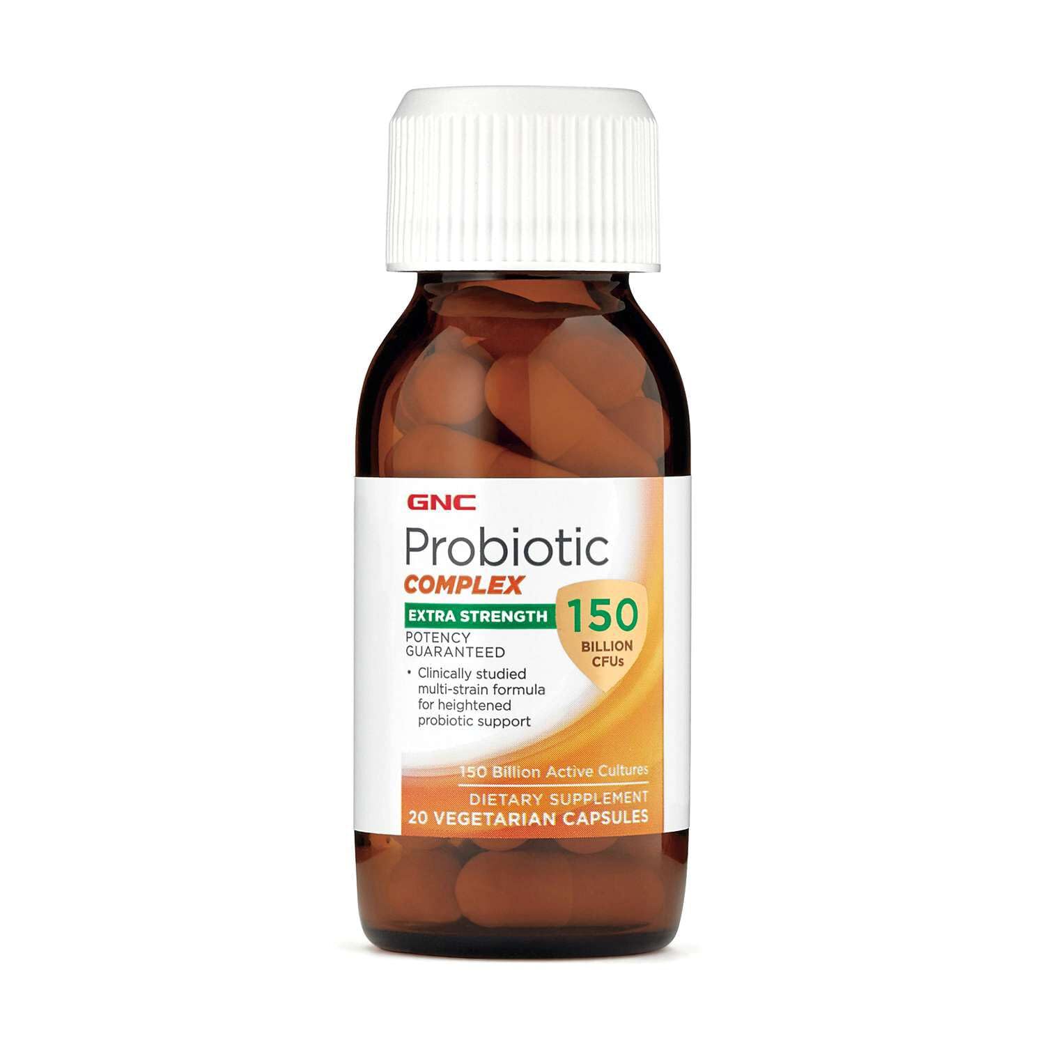 GNC Probiotic Complex Extra Strength side view of packaging