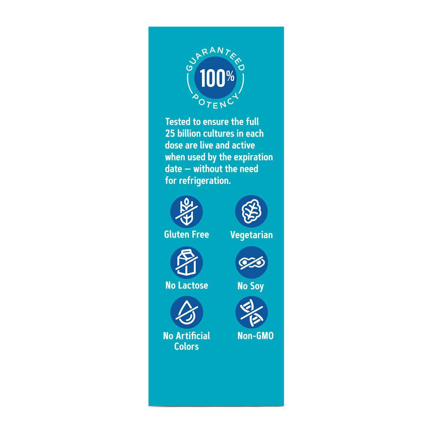 GNC Total Lean Probiotic 25 Billion CFU tablets on a table