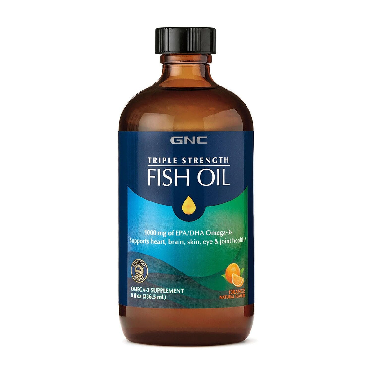 GNC Triple Strength Fish Oil 1000mg front view