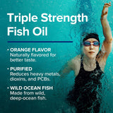 GNC Triple Strength Fish Oil 1000mg orange flavour