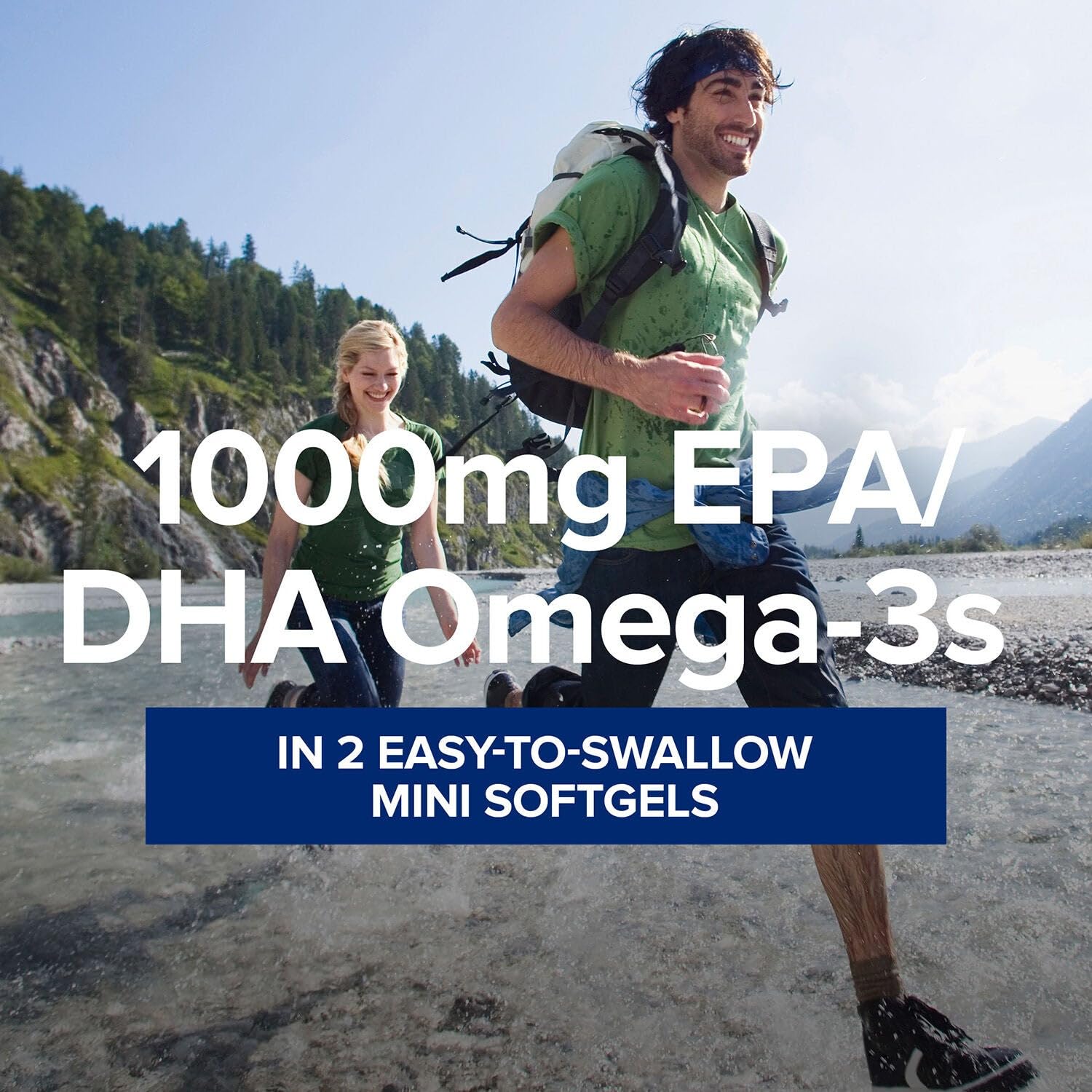 GNC Triple Strength Fish Oil mini softgels close-up