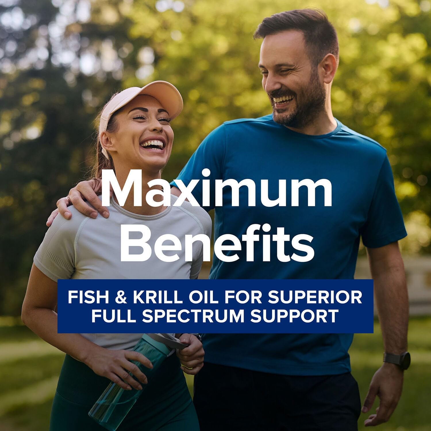 GNC Triple Strength Fish Oil Plus Krill Oil softgels side view