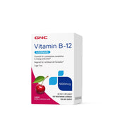 GNC Vitamin B-12 Supplement 1000mcg front view