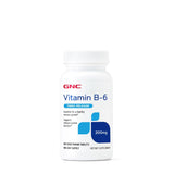 GNC Vitamin B-6 Timed-Release Tablets front view packaging