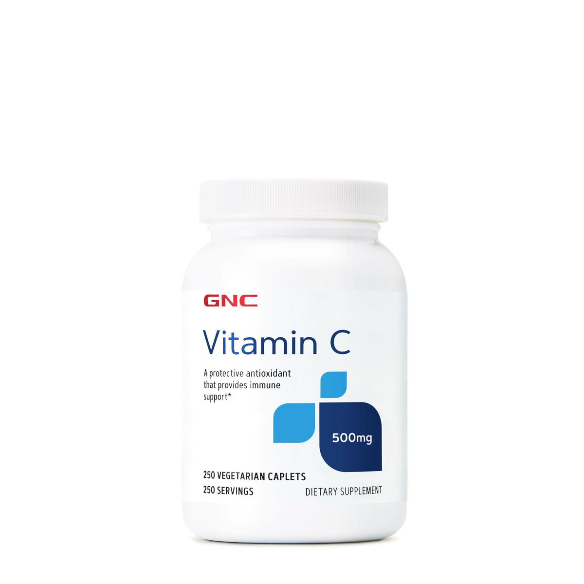 GNC Vitamin C 500 mg supplement bottle front view