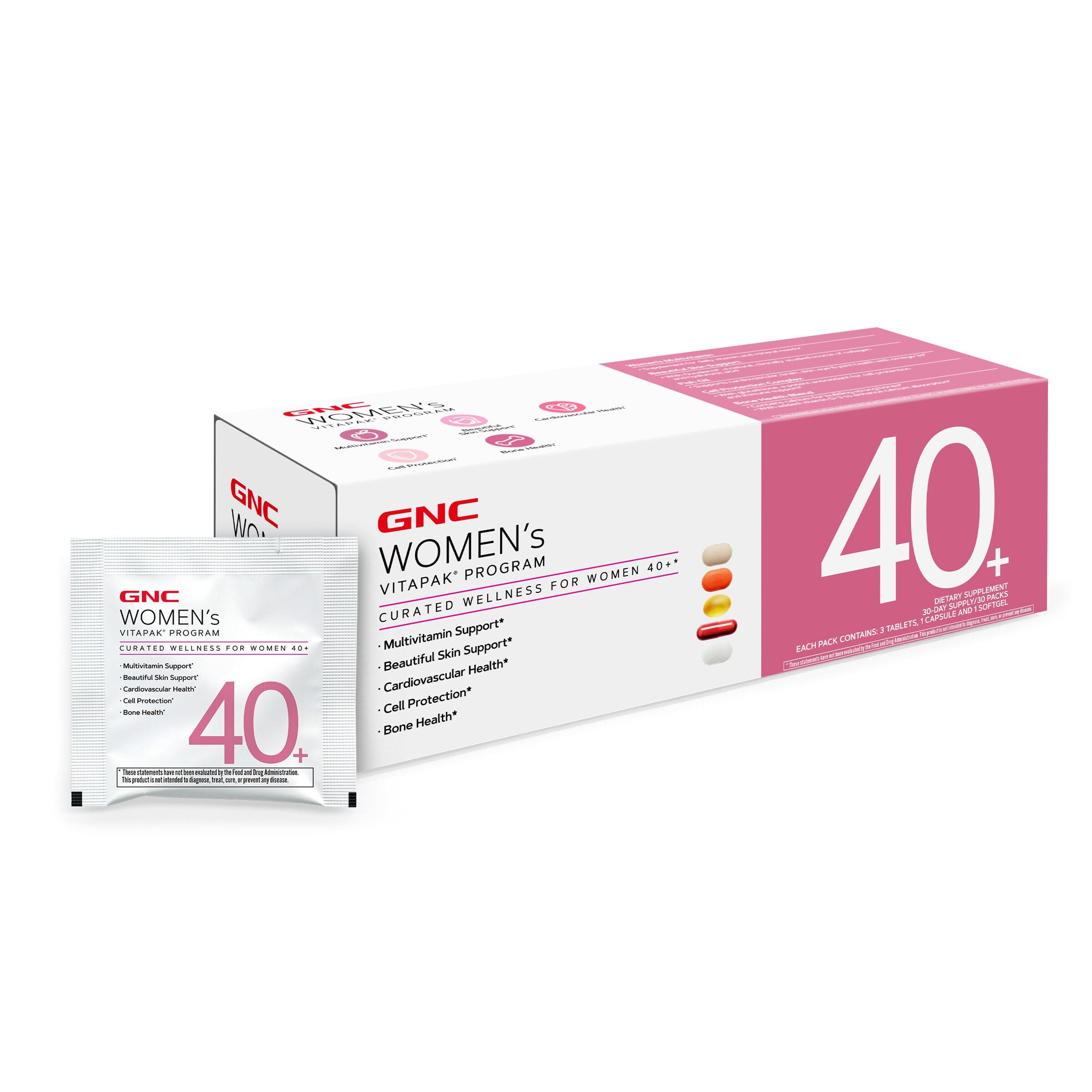 GNC Women's Multivitamin 5-In-1 Nutrition front view packaging