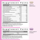 GNC Women's Multivitamin Supplement 30+ with a glass of water