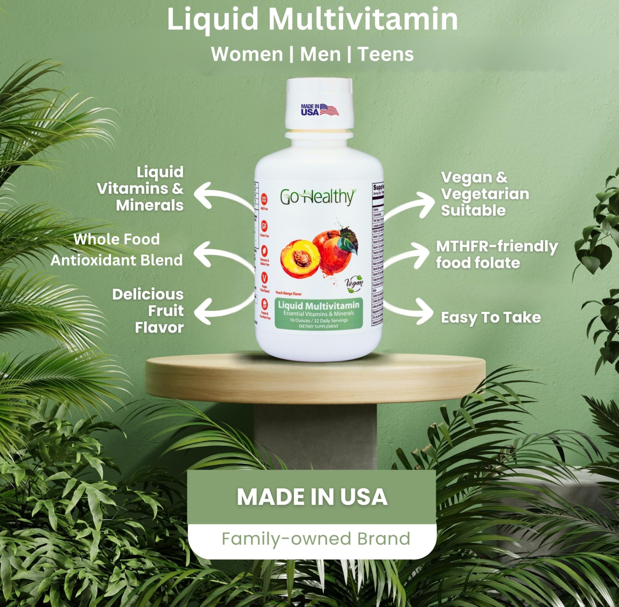Go Healthy Natural Liquid Multivitamin 590g lifestyle scene