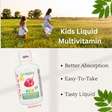 Go Healthy Natural Liquid Multivitamin for Kids 590g side view