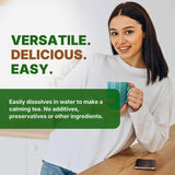 Go Nutra Lemon Balm Herbal Supplement 10:1 Extract with warm water