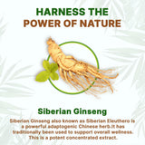 Go Nutra Siberian Ginseng Eleuthero Powder in a bowl