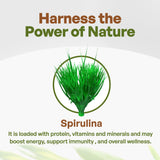 Go Nutra Spirulina Organic Tablets 380g side view