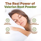 Go Nutra Valerian Powder 227g in a bowl for easy serving