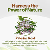 Go Nutra Valerian Powder 227g side view showing product label