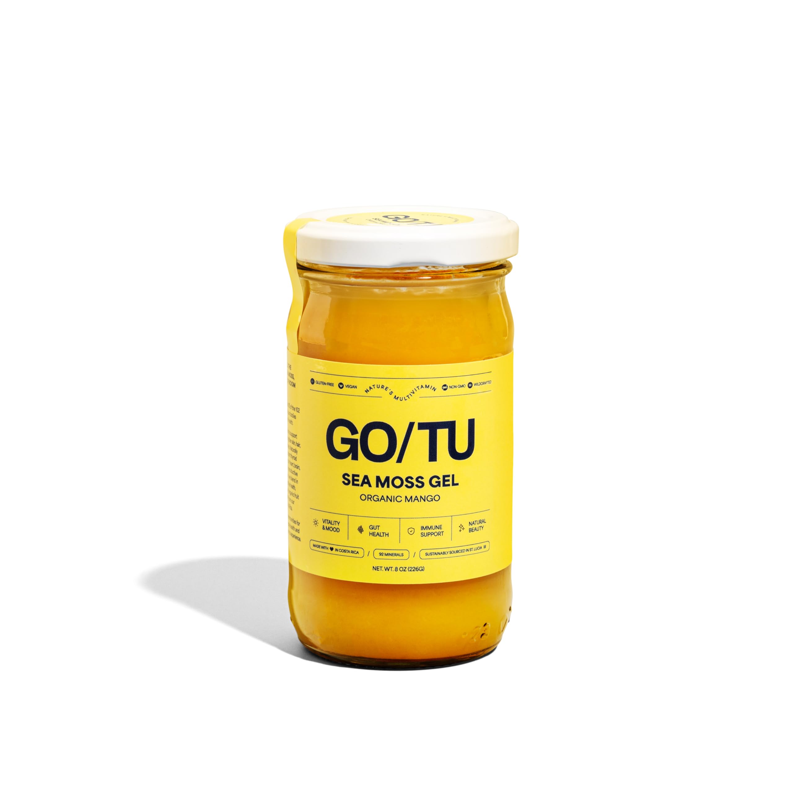 GO/TU Sea Moss Gel 363g front view with label