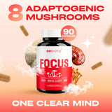 GOBIOTIX 8 Mushroom Complex Supplement side view showing capsule details