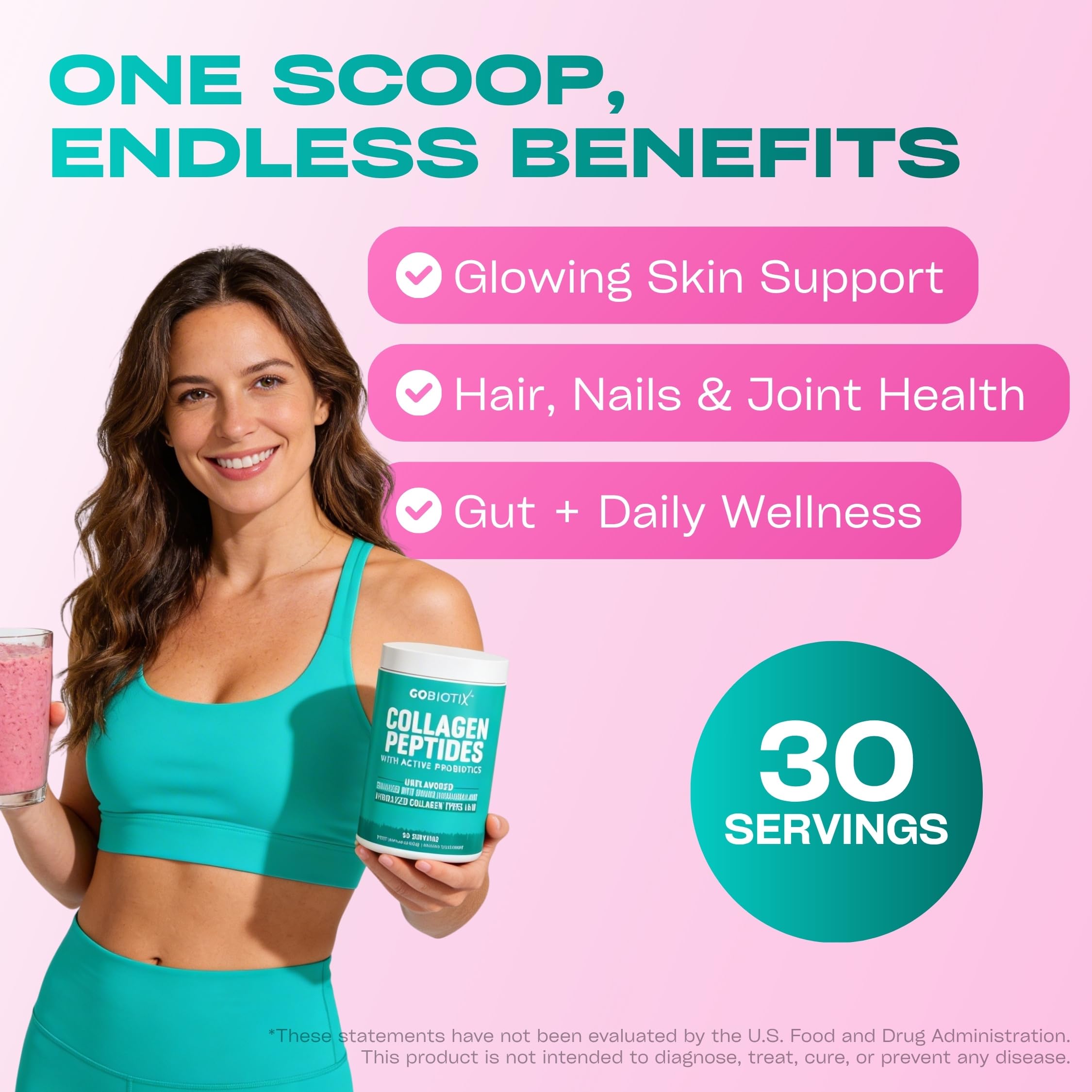 GOBIOTIX Collagen Peptides with coffee