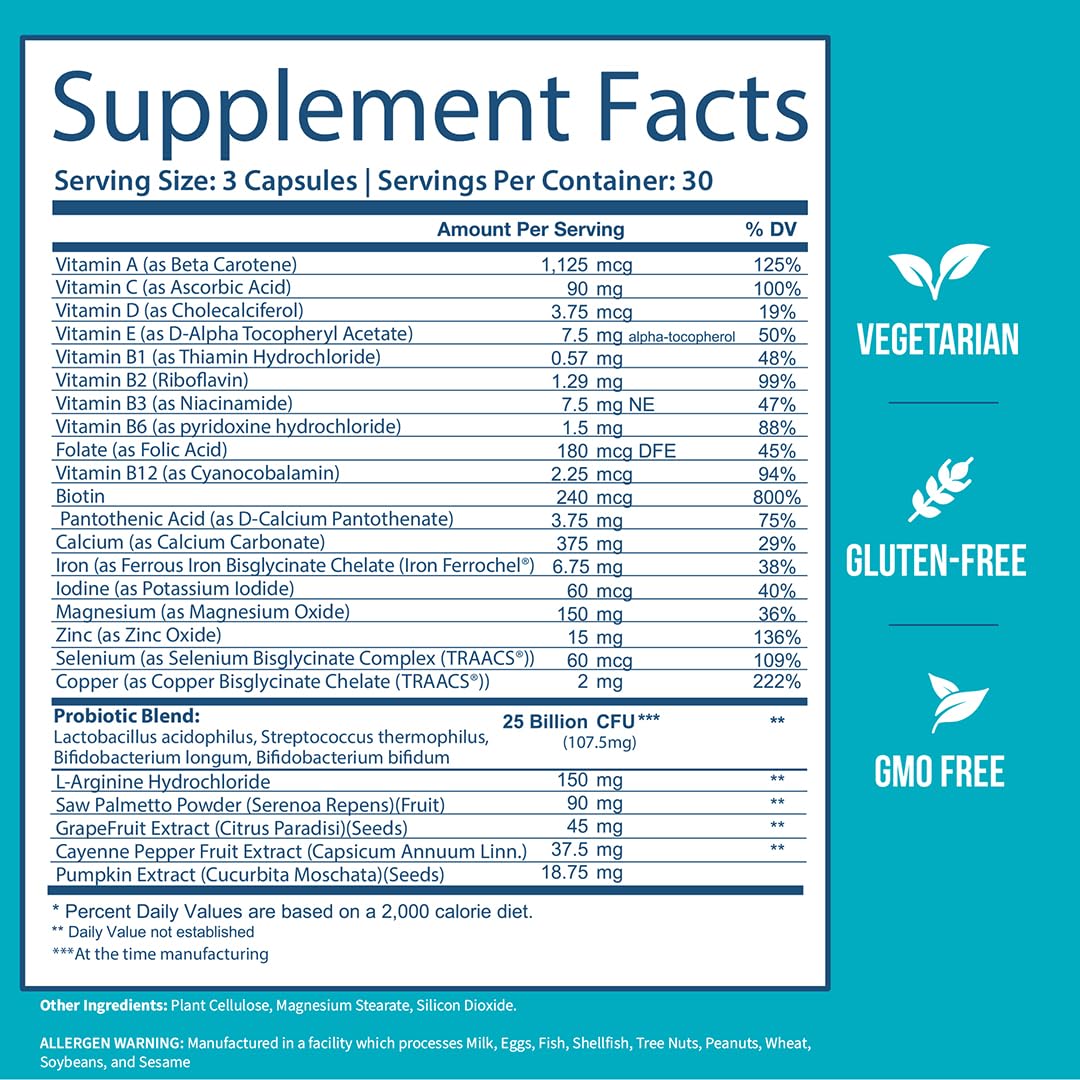 GOBIOTIX Complete Probiotic Multivitamin product label close-up