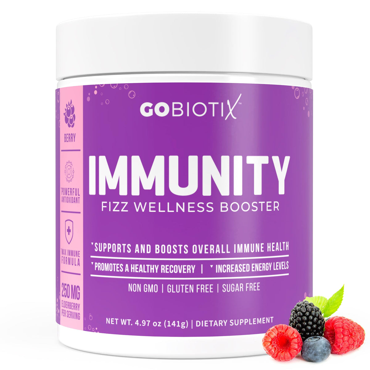 GOBIOTIX daily wellness Fizz Wellness support packaging front view