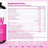 GOBIOTIX GLOW Biotin Supplement bottle back view