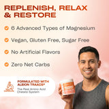 GOBIOTIX Magnesium Complex 6-in-1 Powder Peach Tea nutritional information