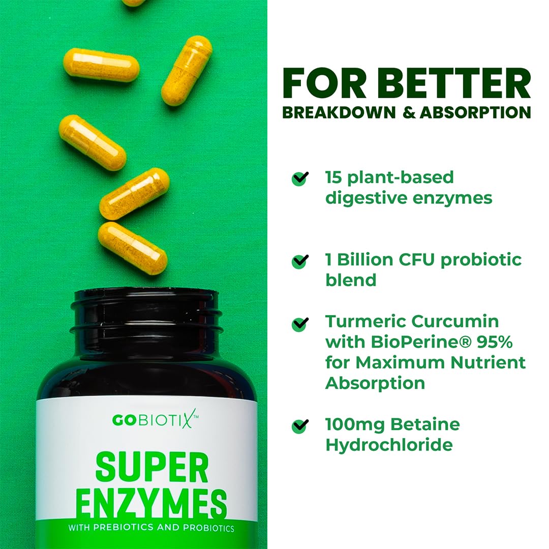 GOBIOTIX Multi-Enzymes Supplement capsule close-up