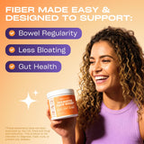 GOBIOTIX Organic Plant-Based Fibre Powder in a glass of water