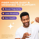 GOBIOTIX Organic Plant-Based Fibre Powder mixed in a glass of water