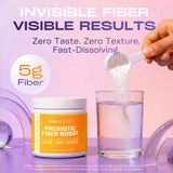GOBIOTIX Organic Plant-Based Fibre Powder side view showing ingredients
