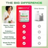 GOBIOTIX Spirulina Superfood Powder in a smoothie bowl