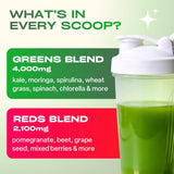 GOBIOTIX Spirulina Superfood Powder mixed in a glass