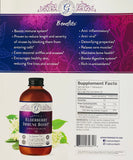 God Given Health Elderberry Syrup 780g bottle on a wooden table